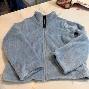 Allegra K Inspire Chic Womens Light Blue Plush Faux fur
